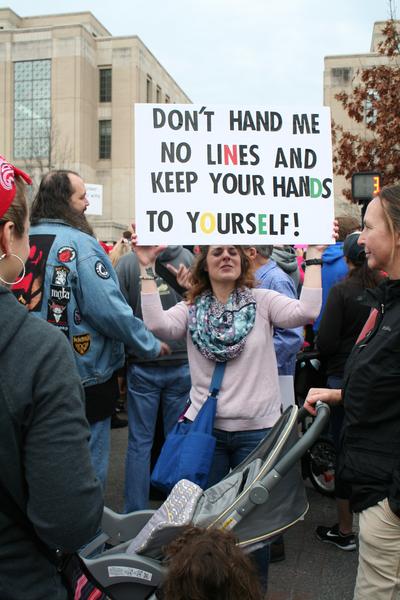 Women's March in Lexington, Kentucky, photographs taken by Tracy Oberc