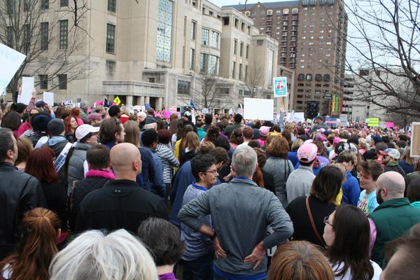 Women's March in Lexington, Kentucky, photographs taken by Tracy Oberc