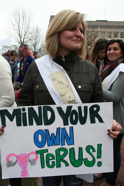 Women's March in Lexington, Kentucky, photographs taken by Tracy Oberc