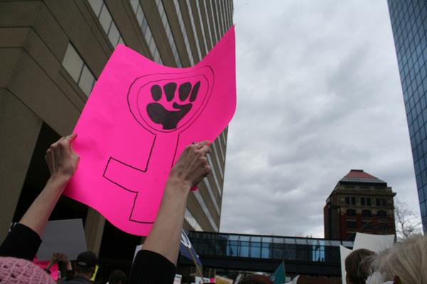 Women's March in Lexington, Kentucky, photographs taken by Tracy Oberc