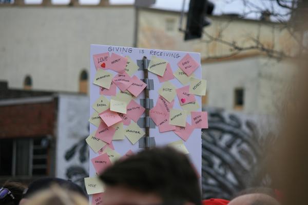 Women's March in Lexington, Kentucky, photographs taken by Tracy Oberc