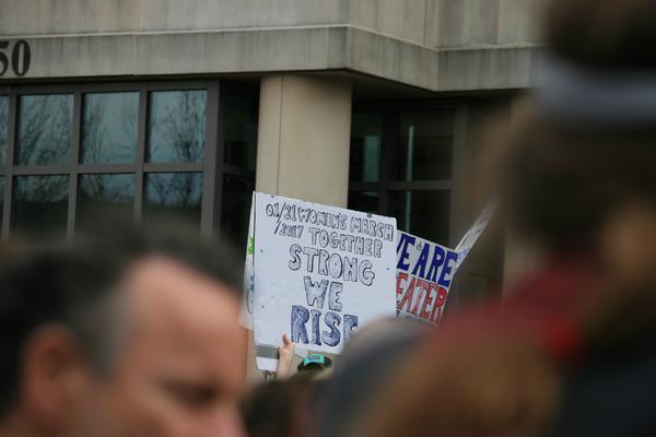 Women's March in Lexington, Kentucky, photographs taken by Tracy Oberc