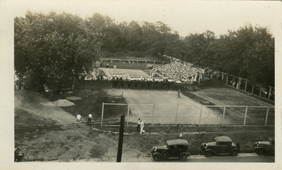 Tennis Court, possibly the one opposite Kastle Hall