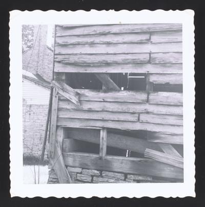 Above out house at the William Garrett House on the Keene-Pinchard Pike in Woodford County, Kentucky