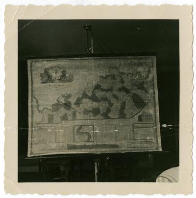 Photograph of Dr. Luke Munsell's Larger Map of 1818