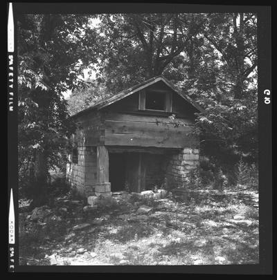 The spring house at the Joseph B. Carroll House, near Loch #9 on the Kentucky River, Jessamine County, Kentucky
