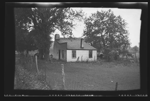 Mefford's Fort Flatboard House, prerenovation. Maple Leaf Road, Maysville, Kentucky