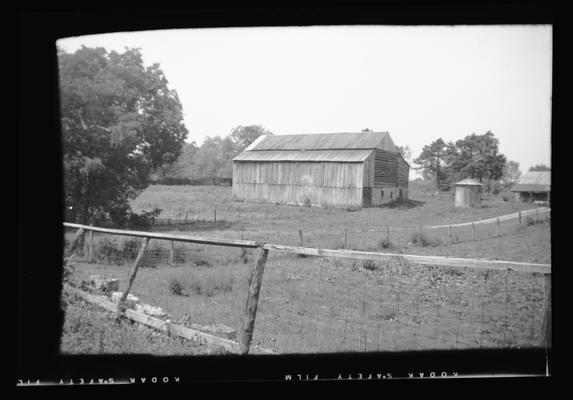 1811 barn at The Cedars near Cynthiana, Kentucky in Harrison County