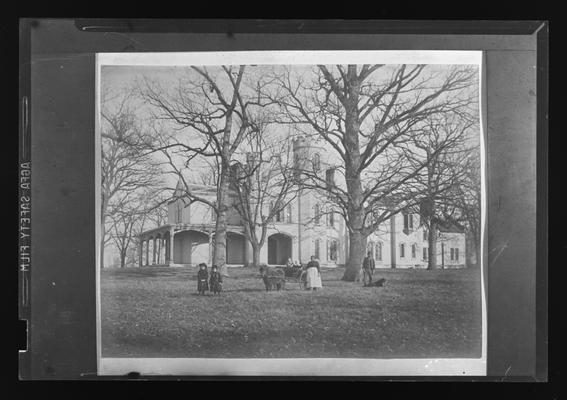 Loudoun, Francis Key Hunt House, 209 Castlewood Drive, Lexington, Kentucky in Fayette County, photo from the Lexington Library