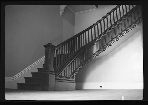 Stairway at Loudoun, Francis Key Hunt House, 209 Castlewood Drive, Lexington, Kentucky in Fayette County