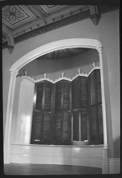 Bay of drawing room at Loudoun, Francis Key Hunt House, 209 Castlewood Drive, Lexington, Kentucky in Fayette County