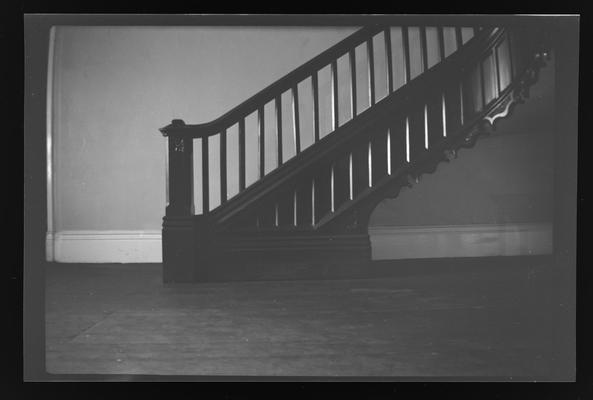 Stairway at Loudoun, Francis Key Hunt House, 209 Castlewood Drive, Lexington, Kentucky in Fayette County