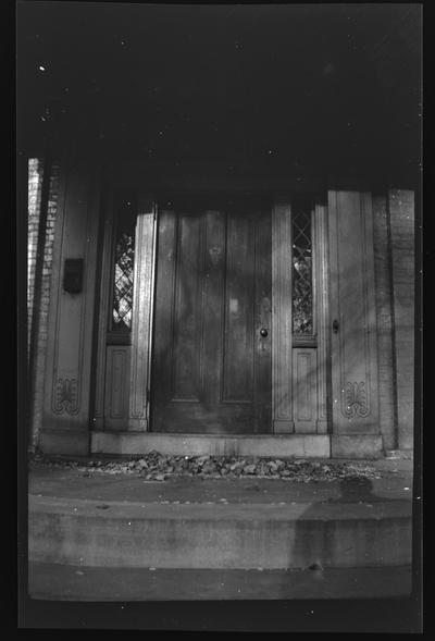 Doorway of James B. Clay House, Forest Ave. Lexington, Kentucky in Fayette County