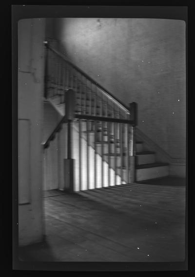 Stairway in James B. Clay House, Forest Ave. Lexington, Kentucky in Fayette County