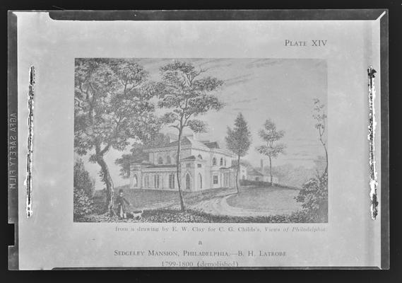 Sedgley Mansion, Philadelphia - B.H. Latrobe
