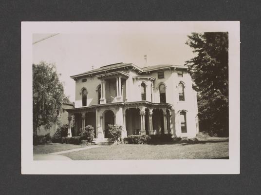 George Lancaster house. 326 South Broadway. Lexington, Kentucky