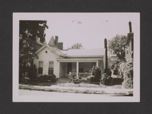 Mrs. Rebecca Lowe house. 337 Walnut Street/ Lexington, Kentucky
