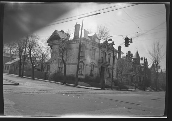 Brent house. Corner of 3rd Street and North Broadway. Lexington, Kentucky