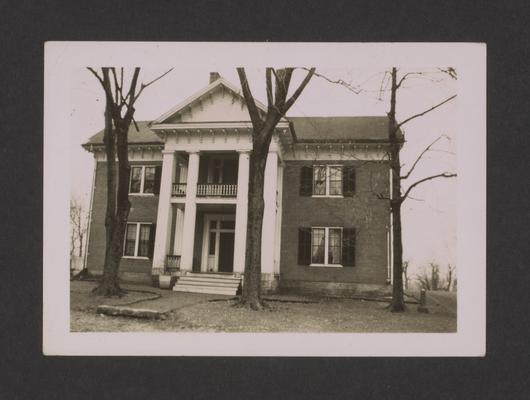 House on Pisgah Road. Built in 1860