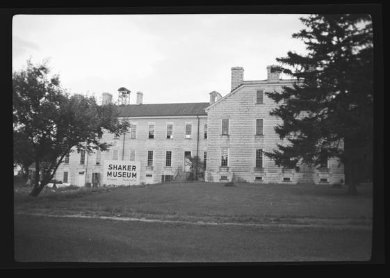 West flank of Center Family House, Shaker Village of Pleasant Hill, Kentucky in Mercer County