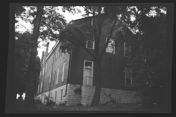 Rear of Trustees Office, Shaker Village of Pleasant Hill, Kentucky in Mercer County
