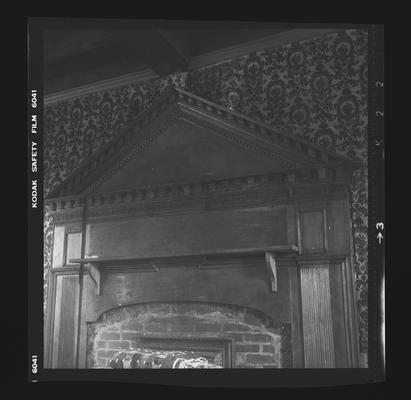 Overmantel at Morgan's Station, Harper's Ridge Road, Mt. Sterling, Kentucky in Montgomery County