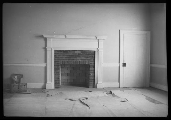 Parlor mantel at Woodstock, William Hayes House, Todds Road, bounded by Sulphur Lane and Cleveland Road, Fayette County, Kentucky