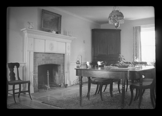 Dining room addition at Woodstock, William Hayes House, Todds Road, bounded by Sulphur Lane and Cleveland Road, Fayette County, Kentucky