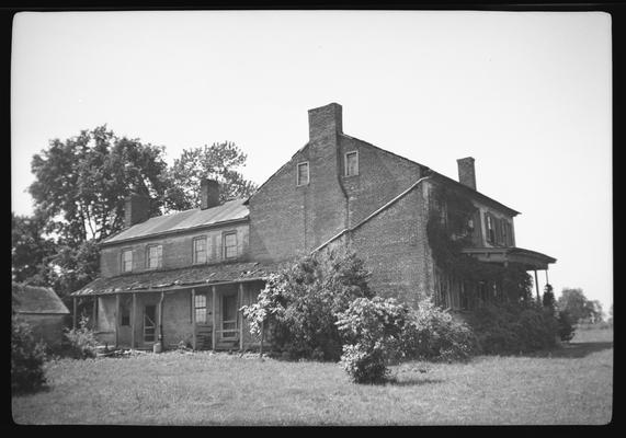 Farra House, Versailles Pike (Road), demolished for the Blue Grass Airport, Fayette County, Kentucky