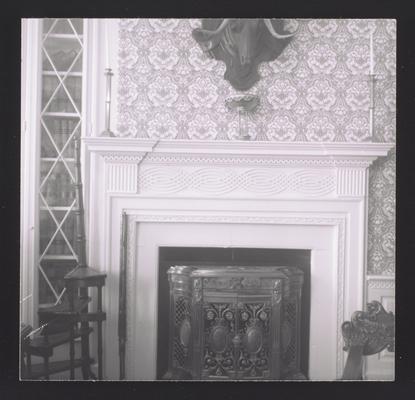 Parlor mantel at White Hall, located in Madison County, Kentucky, Cross reference 2756-2757
