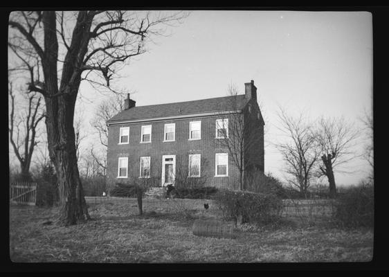 House on Tates Creek Pike (Road), opposite of Armstrong Mill Pike (Road), near Jonestown, Lexington, Kentucky in Fayette County