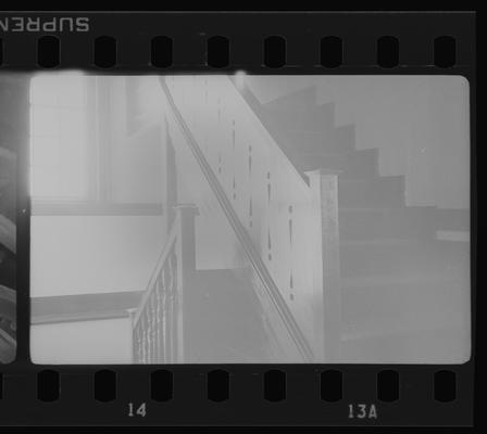 Upstairs stairs at the William Whitley House, near Crab Orchard, Kentucky in Lincoln County