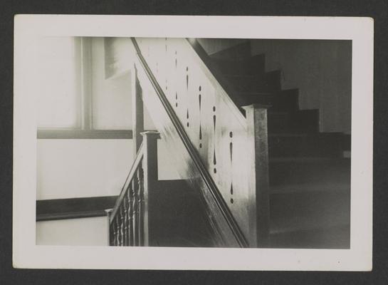 Upstairs stairs at the William Whitley House, near Crab Orchard, Kentucky in Lincoln County