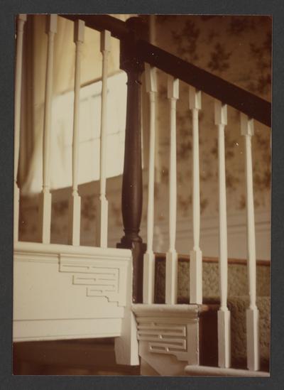 Stair detail at the Price House, unknown location in Kentucky