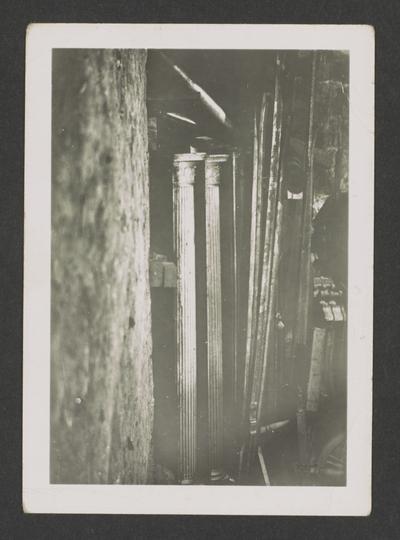 Columns from the Pope Villa, Grosvenor Avenue, Lexington, Kentucky in Fayette County