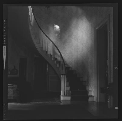 Stairs at the Bodley House on Gratz Park, 2nd and Market Streets, Lexington, Kentucky in Fayette County