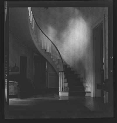 Stairs at the Bodley House on Gratz Park, 2nd and Market Streets, Lexington, Kentucky in Fayette County