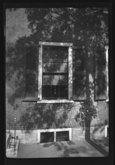 Windows at Mount Hope, Benjamin Gratz House, Mill Street, Lexington, Kentucky in Fayette County