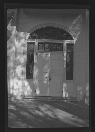 Gibson Hospital doorway, Richmond, Kentucky in Madison County