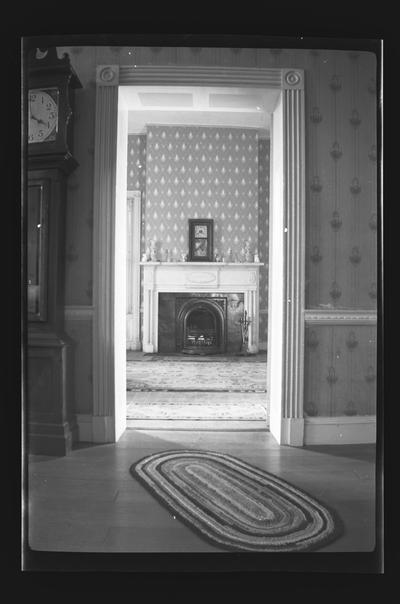 Interior of Muldrow House, Woodford County, Kentucky