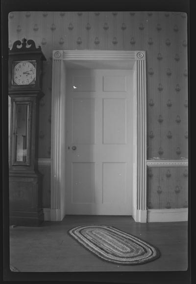 Hall door to parlor at the Muldrow House, Woodford County, Kentucky