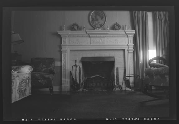 Mantel at the Barker House, Cleveland Pike (Road), Athens, Kentucky in Fayette County