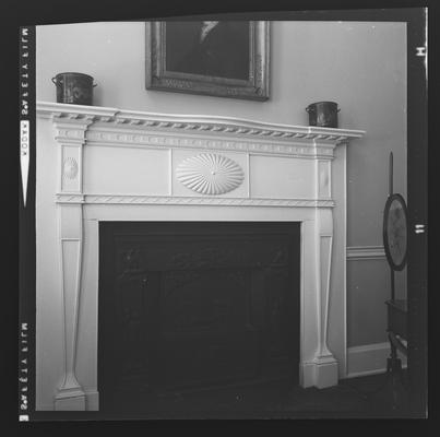 Parlor mantel at Farmington, Louisville, Kentucky in Jefferson County