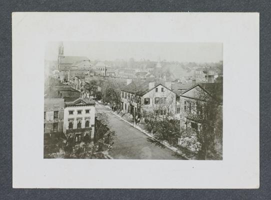 View of Short Street from Lexington Court House, Fayette County, Kentucky