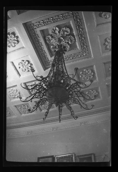 Chandelier at the Old Statehouse, Old Kentucky State Capitol, Frankfort, Kentucky in Franklin County