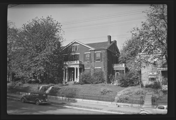 Dr. David Bell House, Red House, South Broadway Road, Lexington, Kentucky in Fayette County