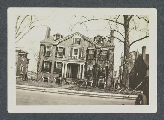 Bayles-Oldham House, East High Street opposite Stone Avenue, Lexington, Kentucky in Fayette County