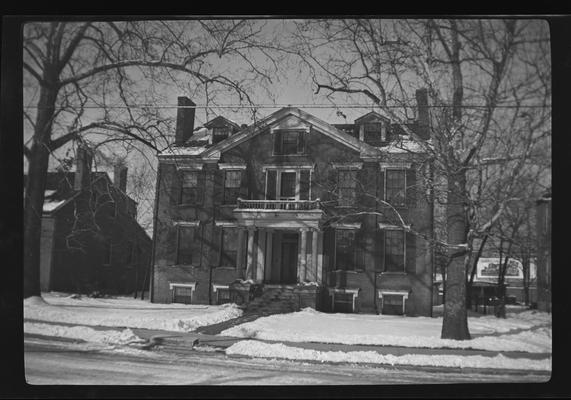 Bayles-Oldham House, East High Street opposite Stone Avenue, Lexington, Kentucky in Fayette County