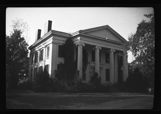 Aspen Hall, at turn to Danville Pike, Harrodsburg, Kentucky in Mercer County