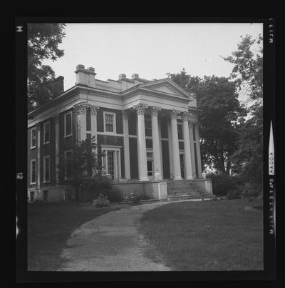 Ward Hall, built by Junius Ward in 1857, Georgetown, Kentucky in Scott County